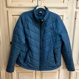 The North Face Teal Quilted Jacket